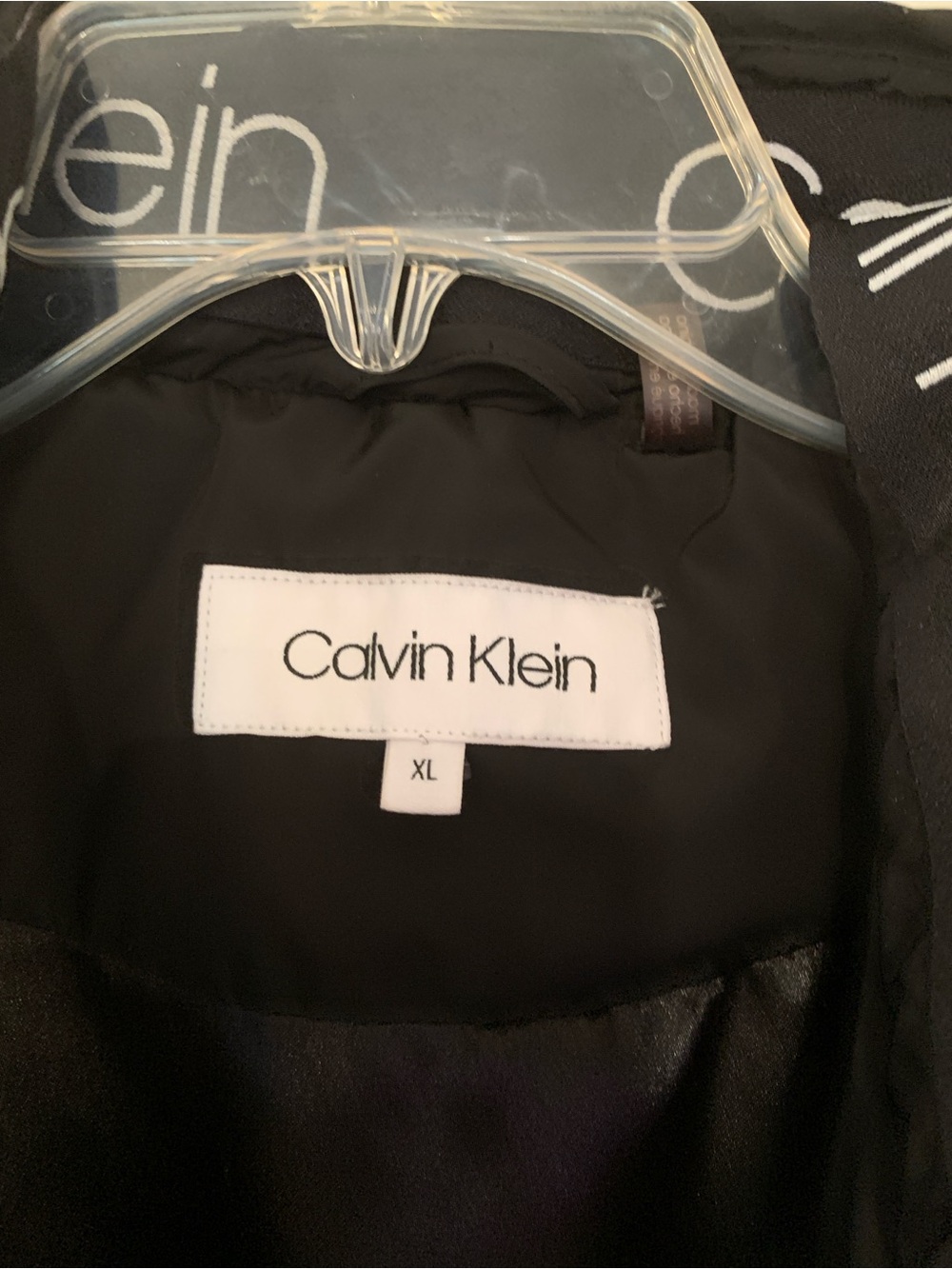 Calvin Klein Black Quilted Puffer Vest - XL - Picture 2 of 5